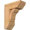 Ekena Millwork Olympic Slat Smooth Bracket w/ Offset Brace, Western Red Cedar, 7 1/2"W x 18"D x 22"H BKT0806X18X22OLY06SWR - alternate 1